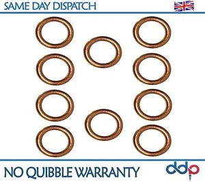 X10 Ölwanne Ablaufschraube Unterlegscheiben/Dichtungsring für Citroen, Peugeot - Picture 1 of 9