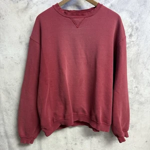 Vintage Russell Athletic Members Mark Single V Sweatshirt Large 23x25 Rundhalsausschnitt - Bild 1 von 14