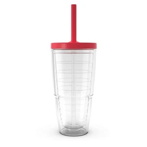 Clear & Colorful Made in USA Double Walled Insulated Tumbler Travel Cup Keeps... - Picture 1 of 8