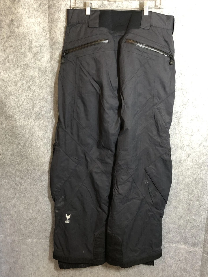 Predator Wear Snow Pants Mens Large Black Insulated Ski Snowboard AXIS Gaiters - Image 1 of 4