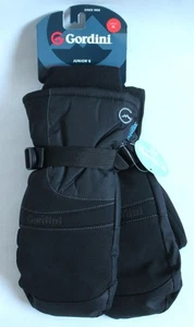 Gordini Juniors Youth XL AquaBloc Mitt Winter Mittens Black Waterproof Snow Ski - Picture 1 of 6