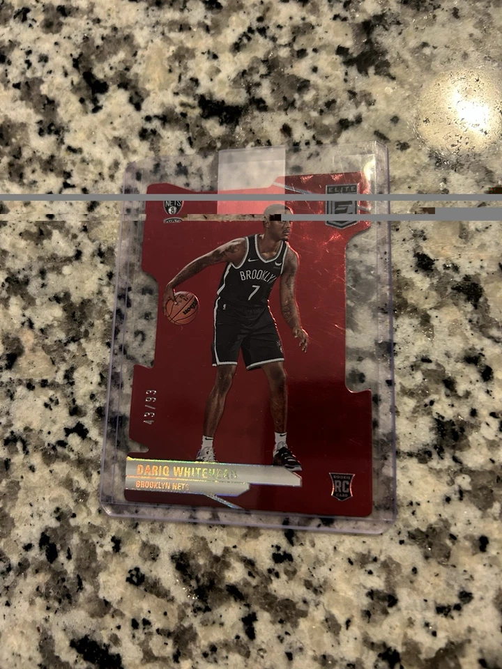 Panini Elite Red 2023/24 /93 Status Dariq Whitehead RC Rookie Nets Duke - Imagem 1 de 1
