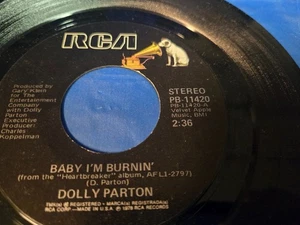 DOLLY PARTON - I REALLY GOT THE FEELING / BABY I'M BURNIN' - 7" VINYL SINGLE - Picture 1 of 3