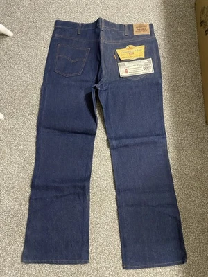 Jeans de mezclilla Levi’s Vintage 1981 Saddleman 517 nuevos con etiquetas 40x32 NOS pestaña naranja Foto 1 de 3