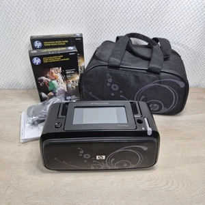 HP Photosmart Printer A646 Series with Carrying Case and Extras  Tested Need Ink - Picture 1 of 20