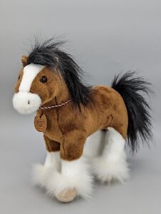 Aurora Breyer Showstoppers Clydesdale Horse 13" Quality Plush Stuffed Animal