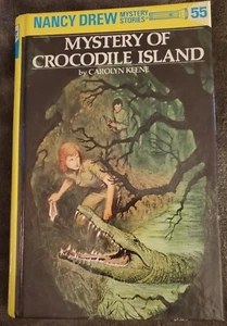 Vintage Nancy Drew #55 Hard Cover 1978 Mystery Of Crocodile Island - Picture 1 of 3