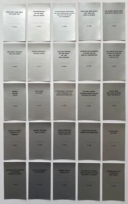 JENNY HOLZER (1992) EX LIBRIS - raro conjunto completo de 25 impresiones litográficas TRUISMS Foto 1 de 4