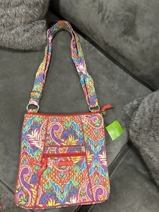 Vera Bradley Paisley in Paradise Hipster Crossbody Bag NWT - Picture 1 of 11