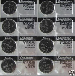 8 Pcs Energizer CR2025 3v Lithium Battery NEW - Picture 1 of 1