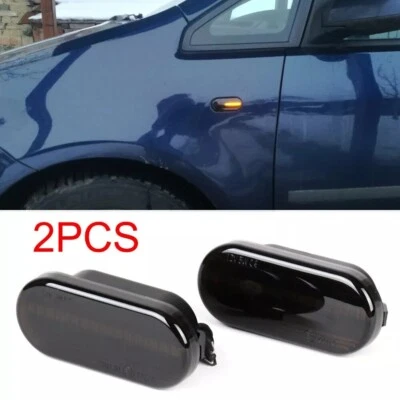 Dynamic Flowing LED Side Marker Signal Lights for Ford C-Max Fiesta Focus Fusion Foto 1 de 4