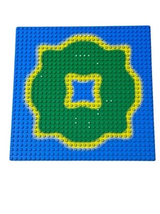LEGO Isla y Laguna 10”x10” Placa Base - De Colección Forbidden Island Pirates - Imagen 1 de 3