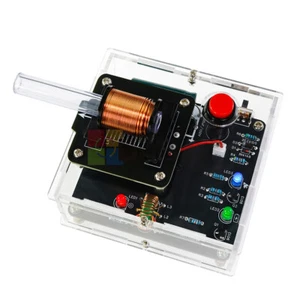 DIY Electric Magnetic Transmitter Kit Soldering Learn Electronics Kit Set + Case - Picture 1 of 21