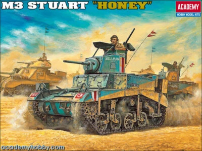 M3 STUART HONEY ACADEMY 13270 1:35 - Immagine 1 di 4