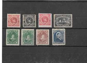 NEWFOUNDLAND : 1887-96. Scott #42//59 Mint group. - Picture 1 of 2