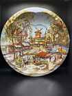 Vintage 1971 Daher Decorated Ware Paris Street Scene Made In England Tin Bowl