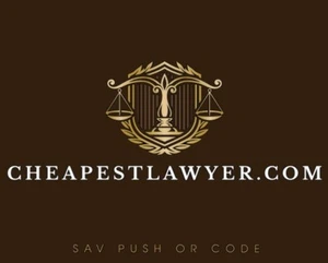 cheapestlawyer.com two word .com domain name Sav Push or Code - Picture 1 of 1