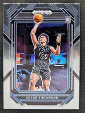 2023-24 Panini Prizm Draft Picks Base RC Ausar Thompson SP Detroit Pistons #17