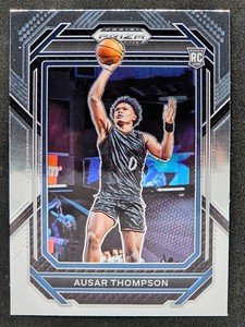 2023-24 Panini Prizm Draft Picks Base RC Ausar Thompson SP Detroit Pistons #17