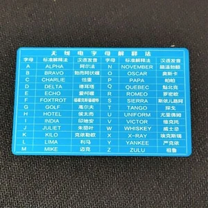 CW training card Morse code memory Sending training card Amateur radio novice ke - Zdjęcie 1 z 4