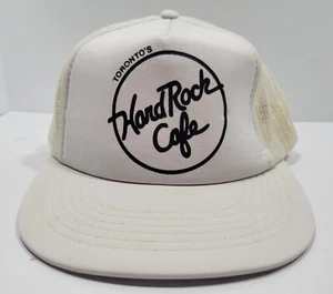 Vintage Toronto's Hard Rock Cafe Snapback Cap Hat Mesh Back One Size - Picture 1 of 9