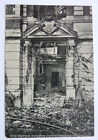 Portal eines durch granatfeuer zerstrten Antwerpener Patrizierhauses-German WW1
