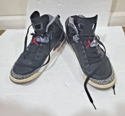 Nike Air Jordan Spizike Negro Elefante Gris Cemento 315371-034 Para hombres Talla 11 Foto 1 de 4