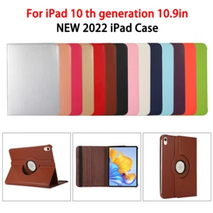 Für Apple iPad 10. Generation 11 Zoll 12,9 Zoll Luxus Leder Smart Sleep Wake Hülle - Bild 1 von 26