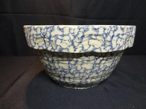 ROBINSON RANSBOTTOM R.R.P. CO. SPONGEWARE BLUE 305-12 VERY LARGE MIXING BOWL USA - Picture 1 of 5