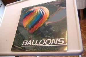 ~BALLOONS~1991 CALENDAR~COLORFUL HOT AIR BALLOONS~HALLMARK~ - Picture 1 of 12