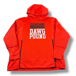 Nike NFL On-Field Cleveland Browns Sideline Dri-Fit Dawg Pound Hoodie Herren XL - Bild 1 von 10