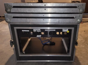 Custom 6 Space Rackmount Shock-Mounted Rack Flightcase - Bild 1 von 9