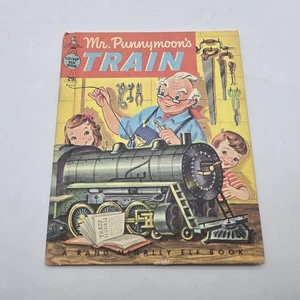 Vintage Mr. Punnymore's Train 1951 1st Edition Tip Top Elf Book HC - Picture 1 of 11