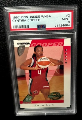 1997 Cynthia Cooper Pinnacle Inside WNBA Rookie RC - Image 1 of 3