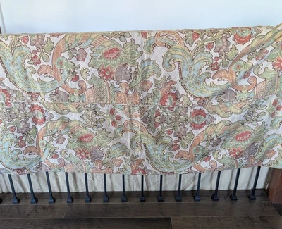 Funda nórdica Pottery Barn FULL QUEEN simone palampore floral lino algodón Foto 1 de 4