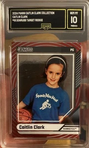 2024 Panini Caitlin Clark Rookie Red Foil Target Collection Donruss Gem Mint 10 - Picture 1 of 3