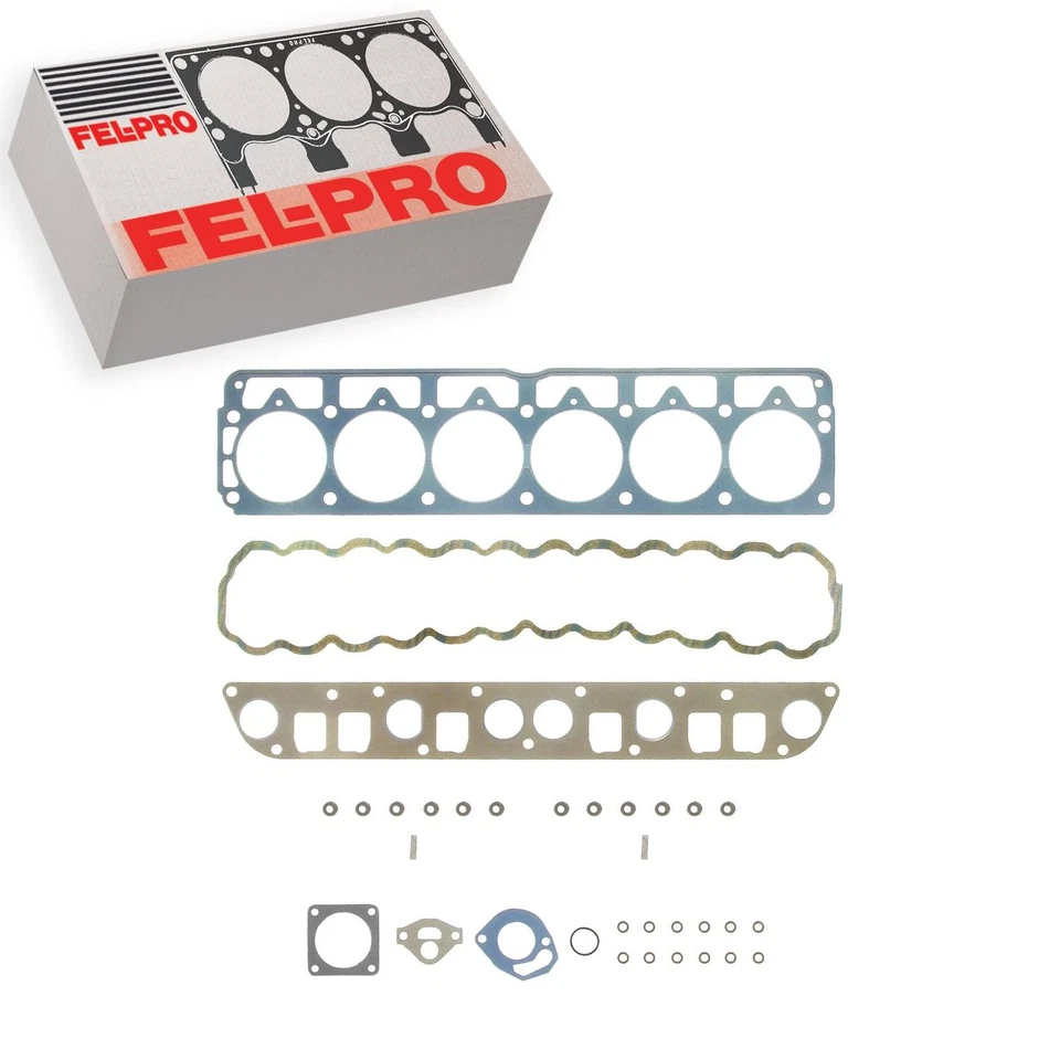 Juego de juntas de culata de motor Fel-Pro para Jeep Wrangler 1991-1993 4,0 L L L6 Foto 1 de 1