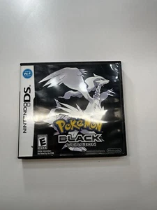 Pokemon Black Version Nintendo DS Authentic - Case Box, Manual, & Inserts Only - Picture 1 of 3