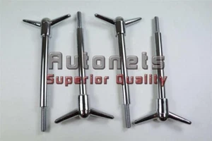 4 piezas Cubierta de válvula acero cromado 5/16""-18 x 1"" tuerca de ala perno Pontiac Ford 2 piezas - Imagen 1 de 1