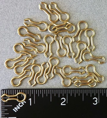 KATANA BLADES 100 Count Size #2 Brass Sinker Eyes - Eyelets for Hilts & Do-It Lead Weight Mold