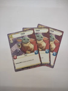 Star Wars Unlimited SOTG OP 07/20 Grogu Hyperspace x3 - Imagen 1 de 1