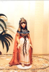 1:12 scale  Miniature Doll Pattern~CLEOPATRA & ANTONY By P. Stinson PS930  - Picture 1 of 3
