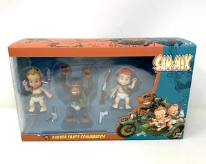 Sam & Max Pantalones de Goma Commandos Deluxe Figura de Acción Set Boss Fight Raro 2022 - Imagen 1 de 7