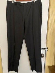 BURBERRY LONDON MENS BLACK CLASSIC PANTS, MADE IN ITALY, It SZ 56/US 40 - Picture 1 of 7