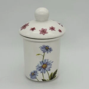 Vaso de té difusor de porcelana floral - Imagen 1 de 7