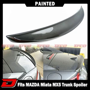 2025 Fits Mazda Miata MX-5 ND 4th 2D Convertible P Look Trunk Spoiler Paint #46G - Picture 1 of 6