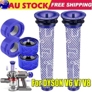 For Dyson V6 V7 V8 Filter Kit Absolute Animal Motorhead Trigger Replacement KZ - Picture 1 of 17