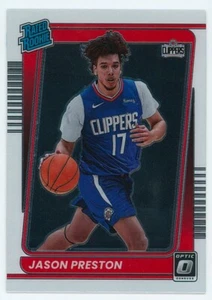 Jason Preston * Rookie-Karte * (RC) 2021-22 Panini Donruss Optik #160 - Bild 1 von 2