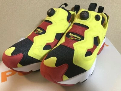 Men 10US Reebok Insta Pump Fury Og Citron// Yellow Red / V47514/ Reebok - Photo 1/4