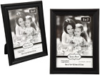5X7 Photo Picture Frame Black Edge 2 Pack Glass Pane Free Shipping